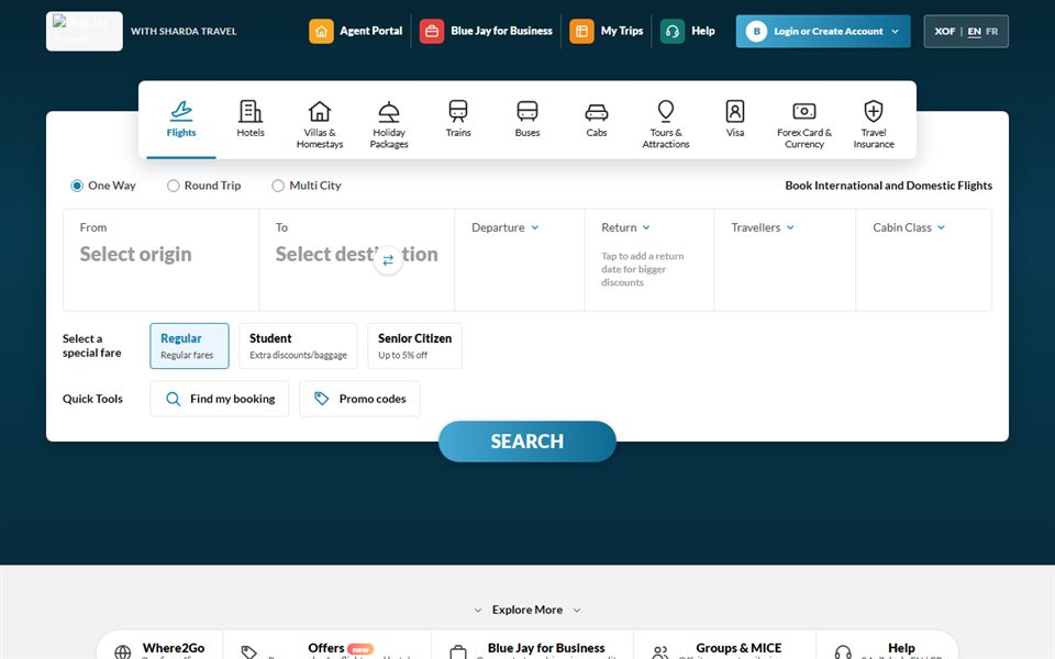 B2C Booking Site — screenshot