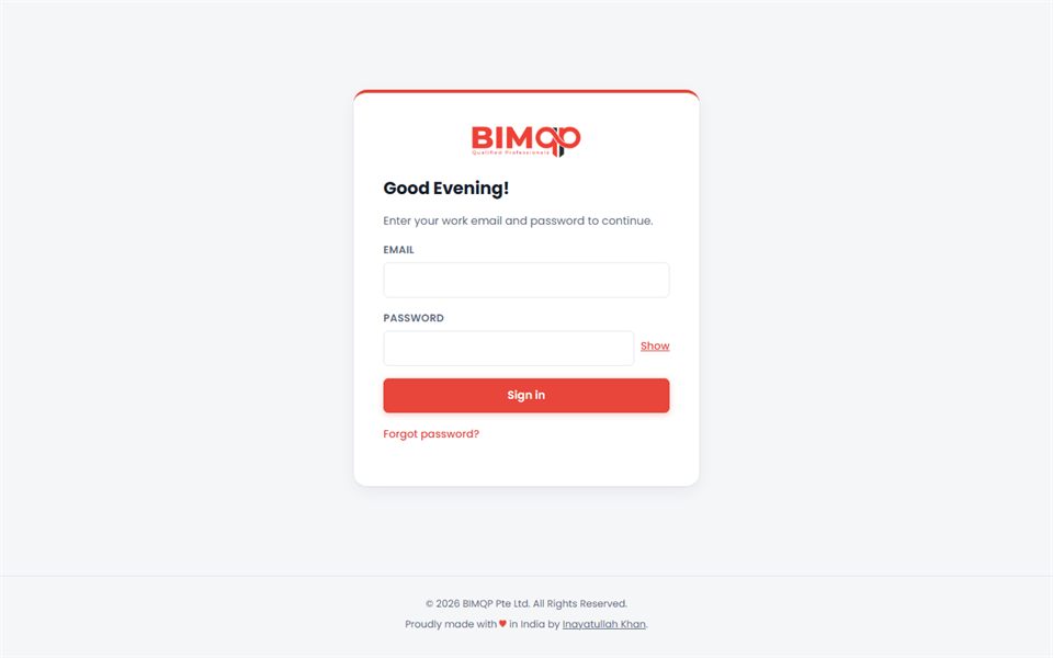 Accounts & Finance Portal — screenshot