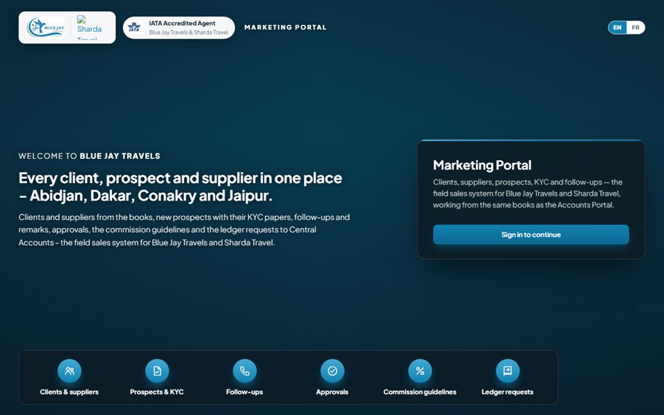 Marketing Portal — screenshot